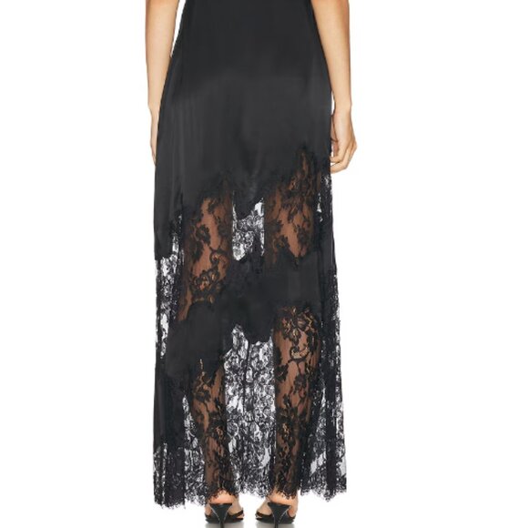 L'AGENCE Silvana Silk Lace Gown - Picture 3 of 6